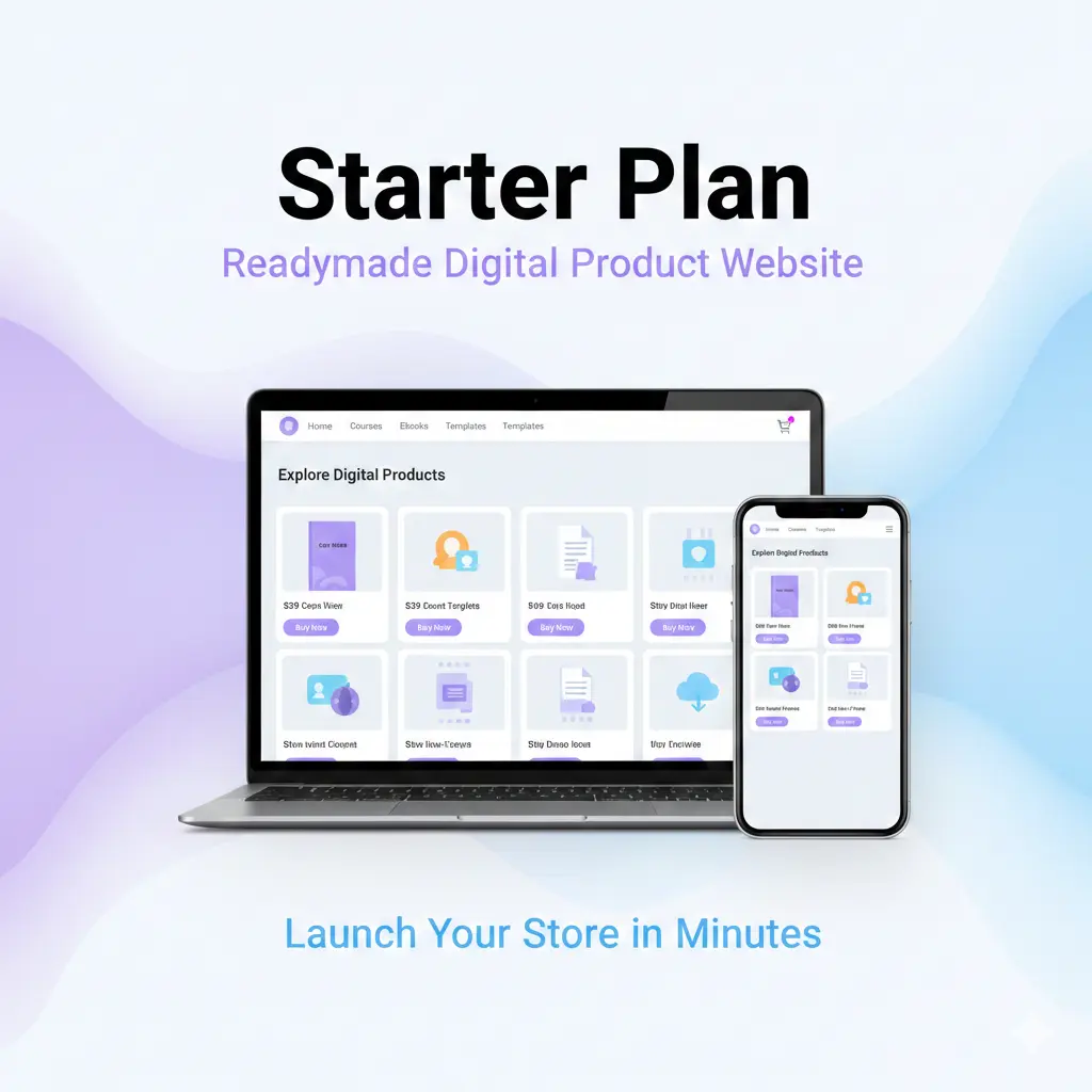 Digonest Starter Plan – 1 Month Access | Readymade Digital Product Website