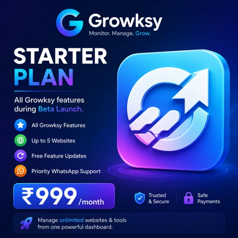 Growksy Monthly Starter Plan