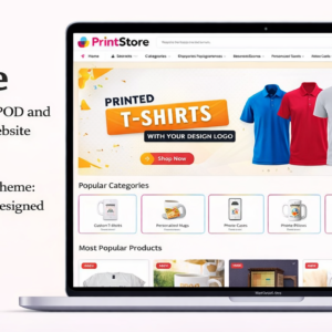 PrintStore – Print on Demand Ecommerce Website