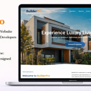 BuilderPro – Real Estate Builder Website