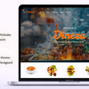 Dineza – OnePage Restaurant Website
