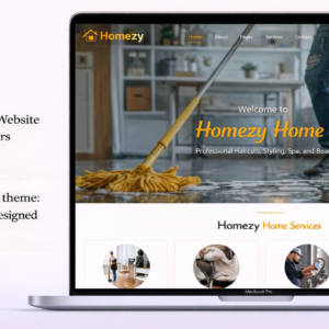 Homezy – One Page Home Services Website